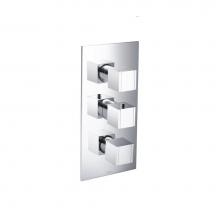 Isenberg 150.4501CP - 3/4'' Thermostatic Valve With Trim - 3 Output