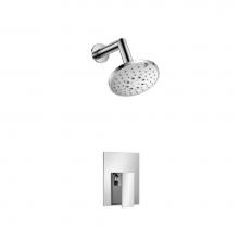 Isenberg 160.3000CP - Single Output Shower Set With ABS Shower Head & Arm