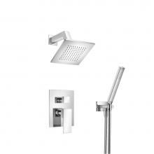 Isenberg 160.3250CP - Two Output Shower Set With Shower Head And Hand Held