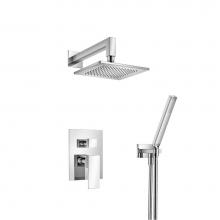 Isenberg 160.3300CP - Two Output Shower Set With Shower Head And Hand Held