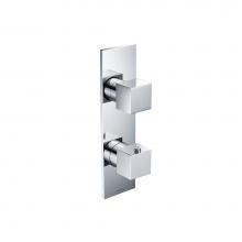 Isenberg 160.2780CP - 3/4'' Thermostatic Shower Valve & Trim  - 3-Output
