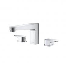 Isenberg 180.2410BN - 3 Hole Deck Mount Roman Tub Faucet