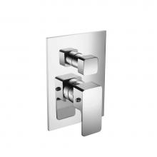 Isenberg 196.2700CP - 3/4 '' Thermostatic Valve With 2-Way Diverter & Integrated Volume Control & Trim