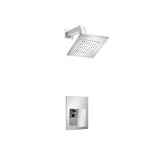 Isenberg 196.3050CP - Single Output Shower Set With Brass Shower Head & Arm