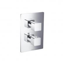 Isenberg 196.4301CP - 3/4'' Thermostatic Valve & Trim - 3 Output
