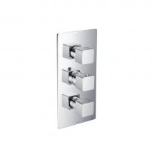 Isenberg 196.4801CP - 3/4'' Thermostatic Valve & Trim - 4 Output