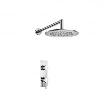 Isenberg 260.7000CP - Single Output Shower Set With Shower Head And Arm