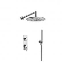 Isenberg 260.7250CP - Two Output Shower Set With Shower Head And Hand Held