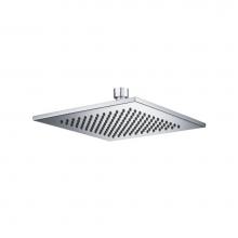 Isenberg HS1001ACP - 8'' Solid Brass Showerhead / Rainhead - Square