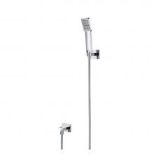 Isenberg HS1005CP - Hand Shower Set With Wall Elbow, Holder and Hose