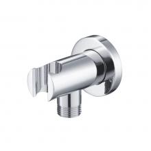 Isenberg HS8008CP - Wall Elbow With Holder