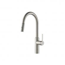 Isenberg K.1360SS - Ziel - Dual Spray Stainless Steel Kitchen Faucet With Pull Out