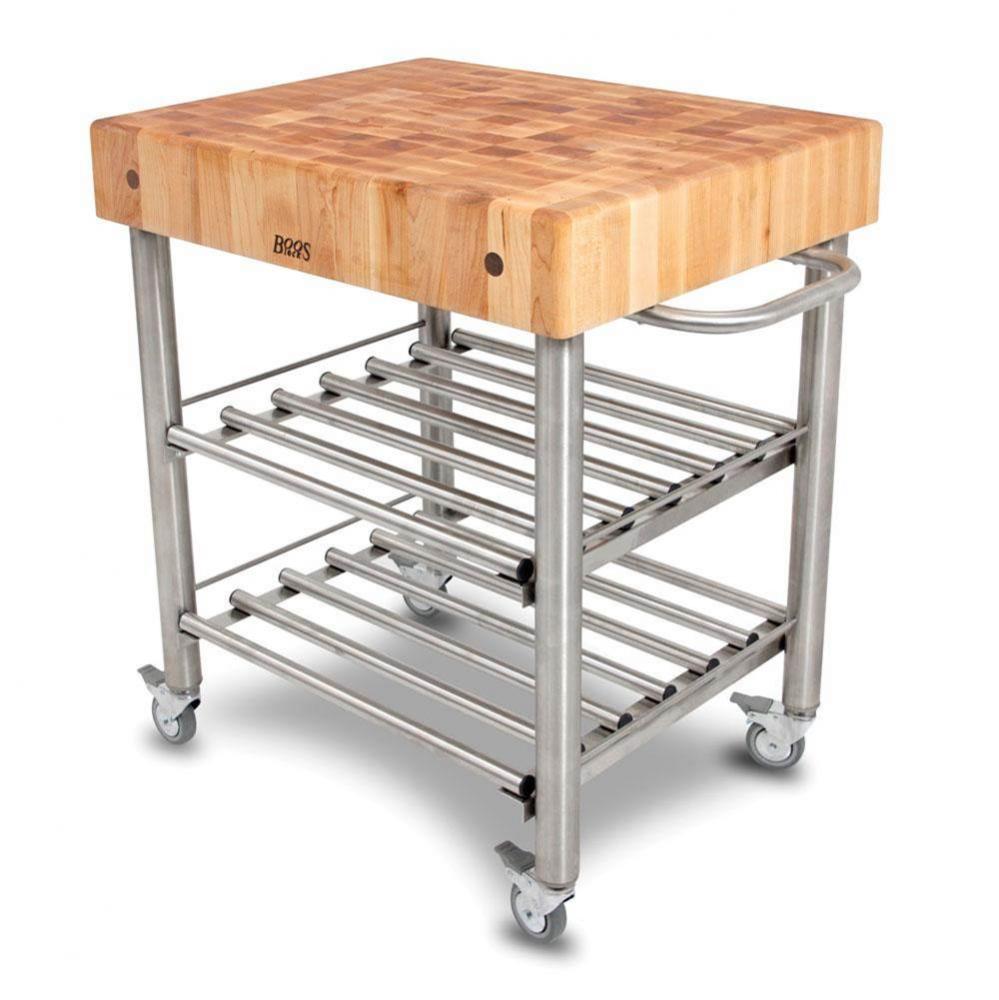 D''AMICO WINE CART 30X24X5 35.5'' OAH