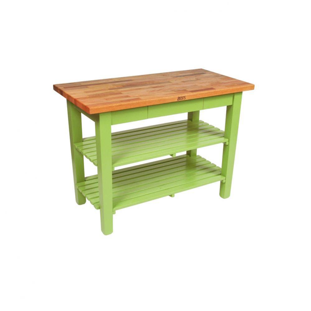 OAK C TBL 48X25X1-1/2 W/FJ-CAS-DWR