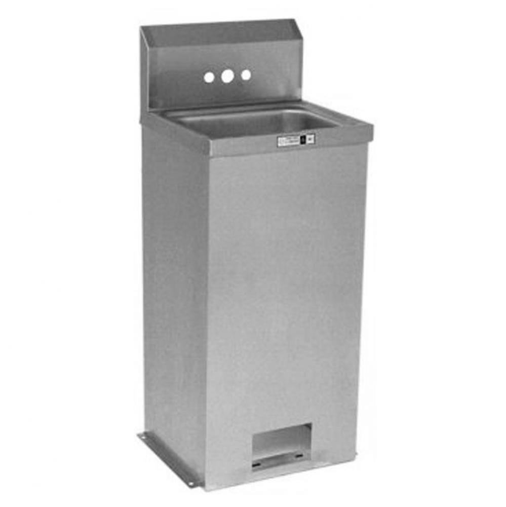 FLR MNT HND SNK W/14X10X5 BOWL