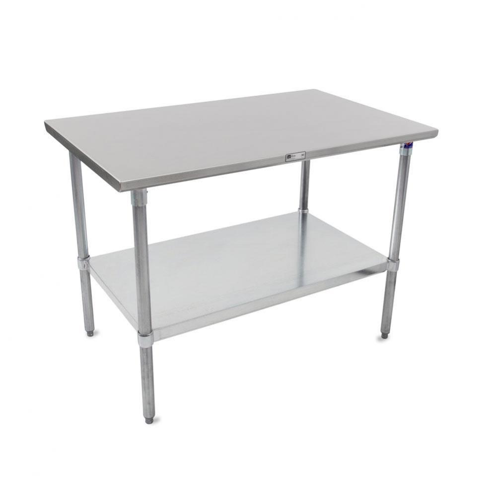 16GA 48X30 FLAT W/ADJ GALV SHF KD