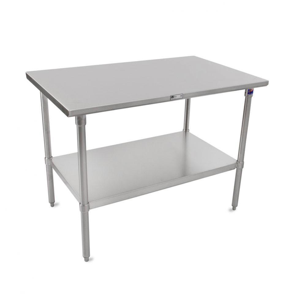 16GA 48X30 FLAT W/ADJ SS SHF KD