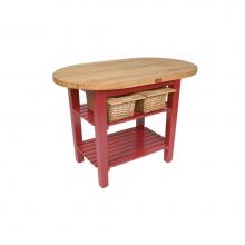 John Boos C-ELIP4830175-BN - C ELLIPTICAL TBL 48X30X1.75