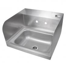 John Boos PBHS-W-1410-SSLR - 1-14X10X5 W-MNT 2-HOLE SM W/SS L&R