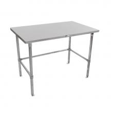 John Boos ST6-3048GBK - 16GA 48X30 FLAT W/ADJ GALV BRC KD