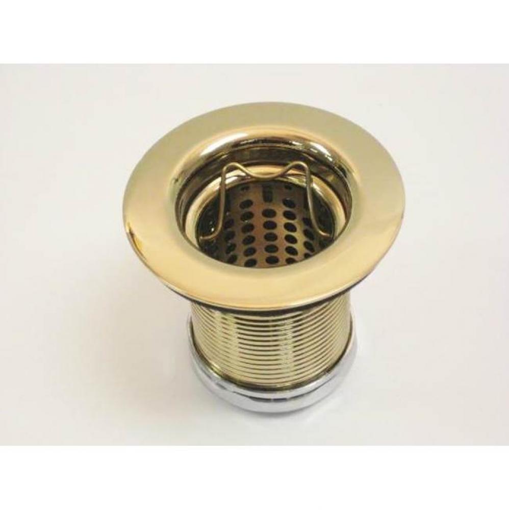 Deep Duplex Bar Strainer PVD Polished Brass