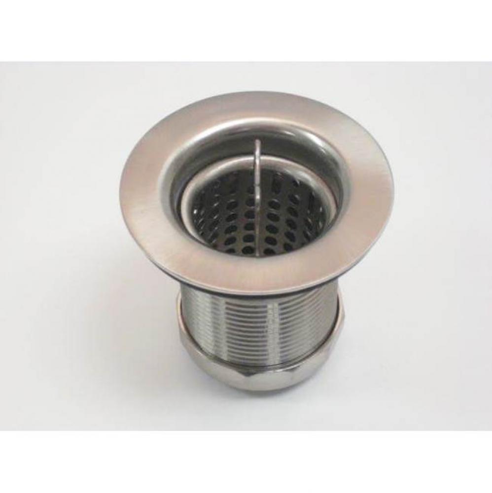 Deep Duplex Bar Strainer Brushed Nickel