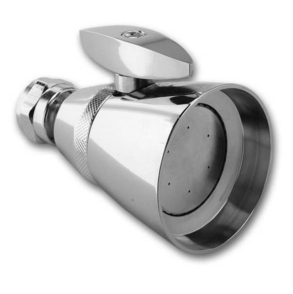 1-3/4'' CP Brass Shower Head with adjustable spray