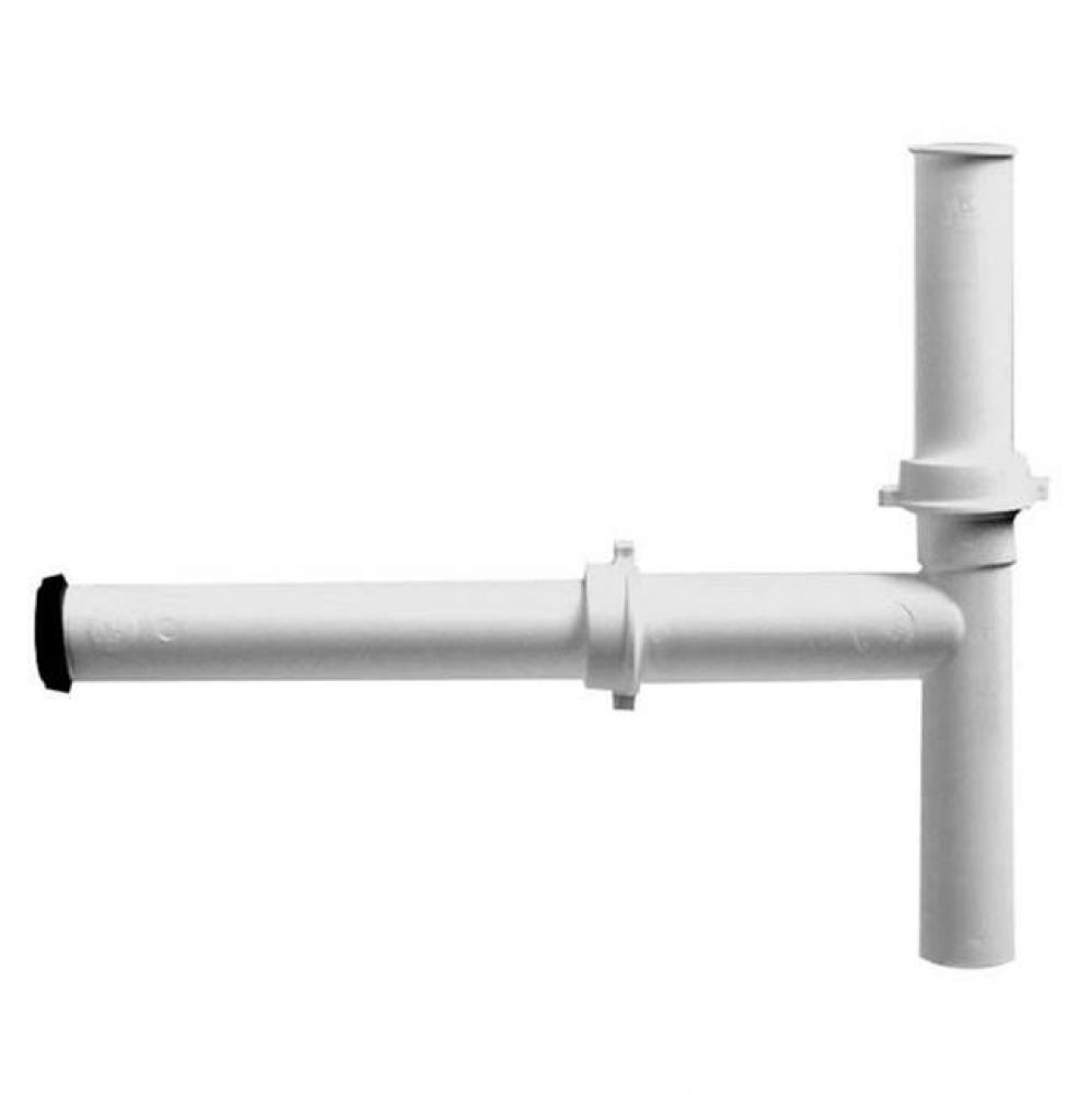 Telescopic Disposal Waste White PP, bagged