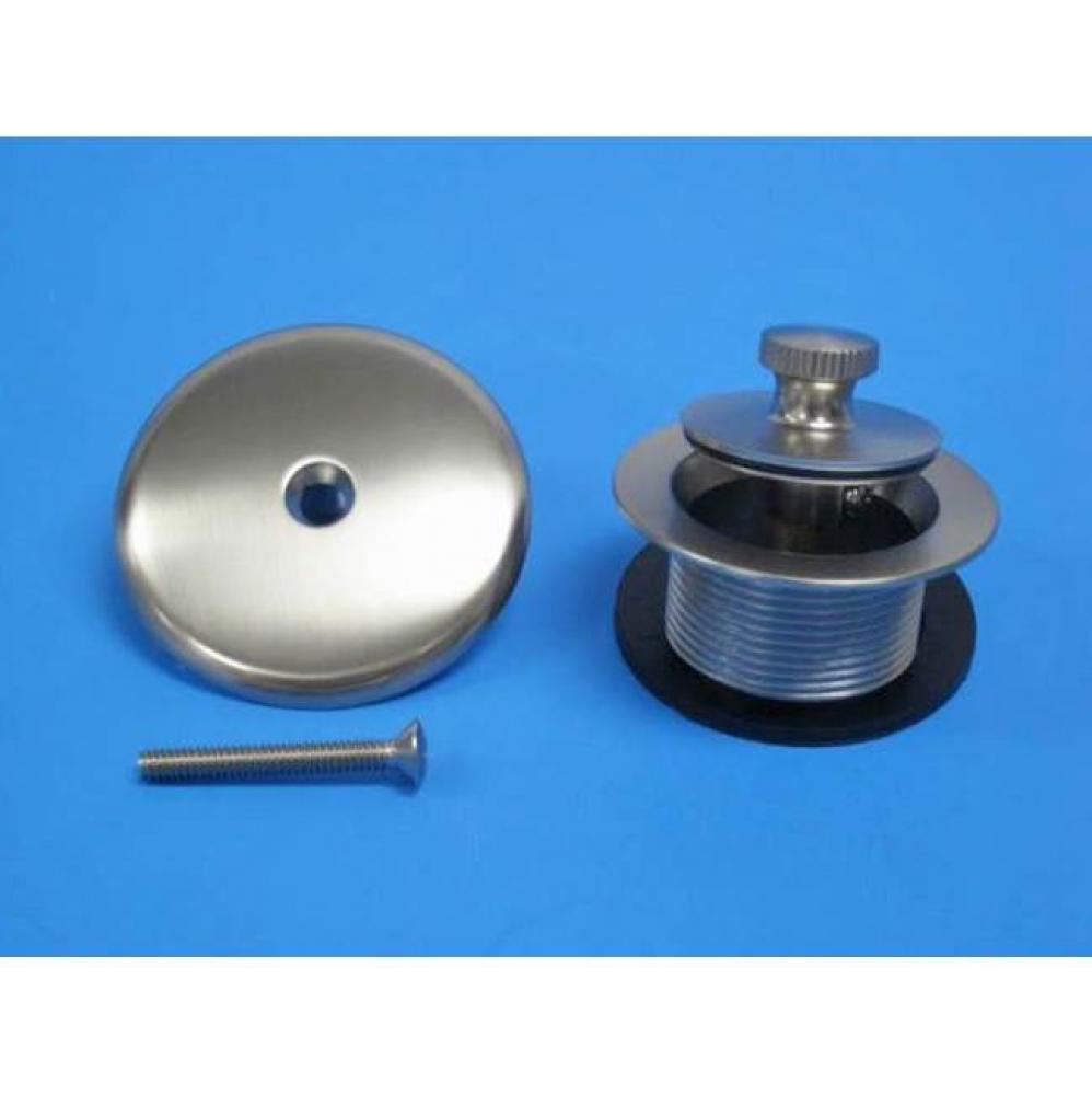 1-1/2'' Lift & Turn Brushed Nickel BR 3/8'' stem and one hole face plate