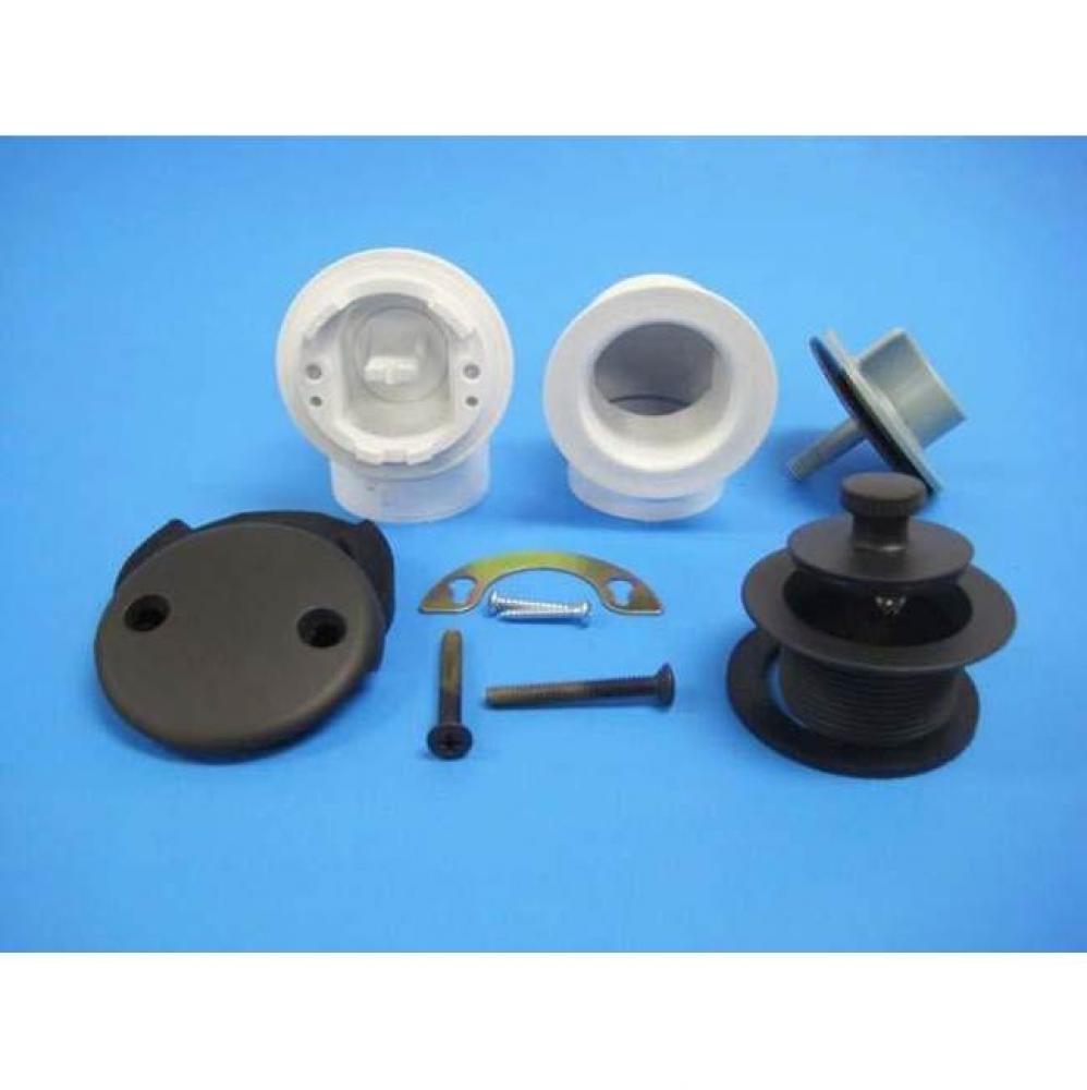 Half Kit Breakaway Head Lift & Turn Oil Rubbed Bronze brass strainer, boxed