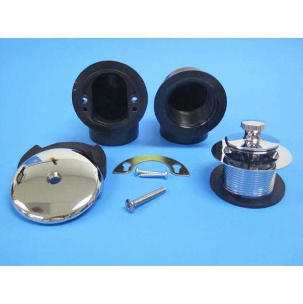 Half Kit Sch 40 ABS Lift & Turn CP with one hole face plate, boxed