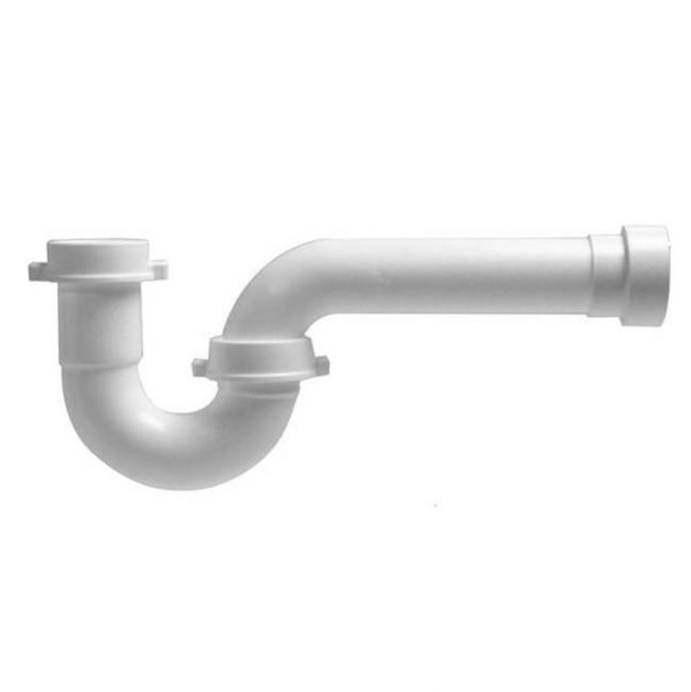 1-1/2'' P-Trap White PP with PVC Glue Adapter, bagged