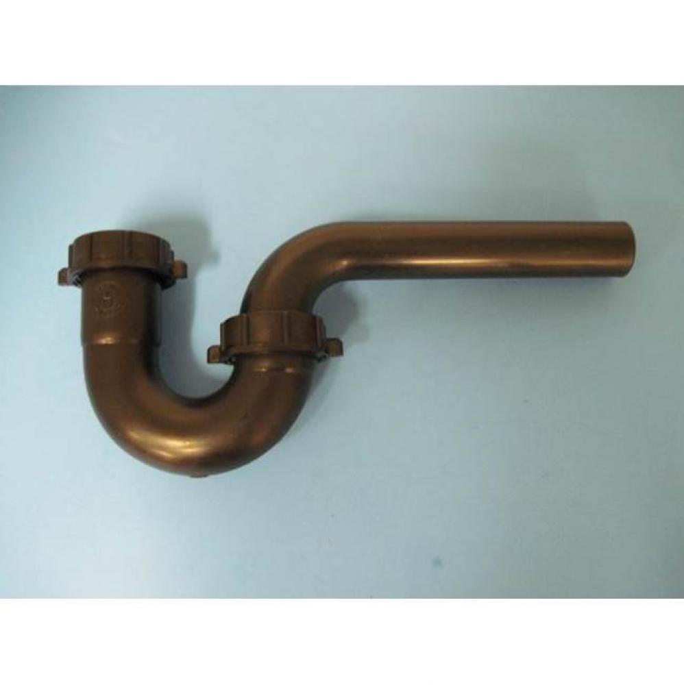 1-1/2'' P-Trap Black PP and Reducing Arm, bagged