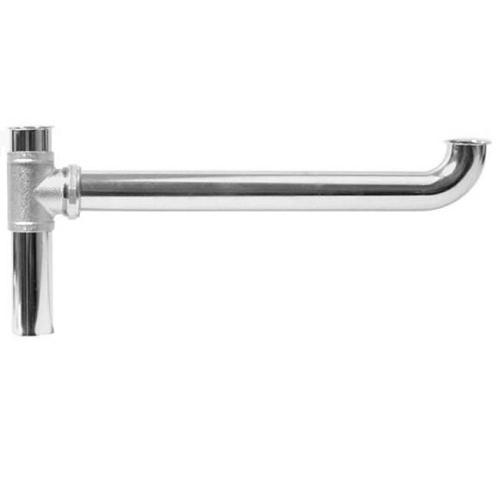 End Outlet Waste 16'' DC CP 17ga with brass nuts