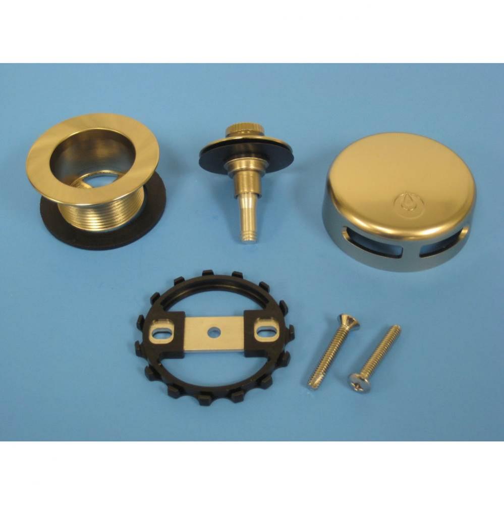 Full Trim Kit Push & Seal Brushed Nickel bagged