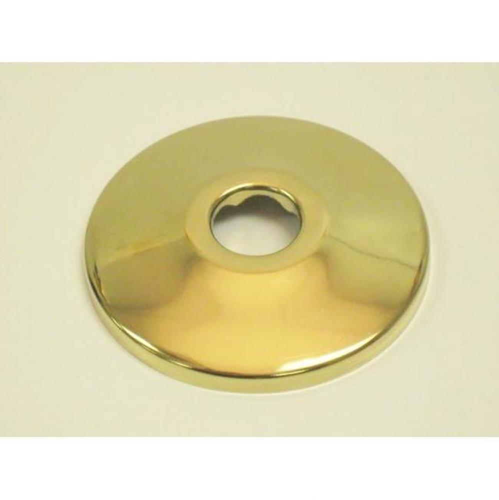 5/8'' od Low Flange PVD Polished Brass