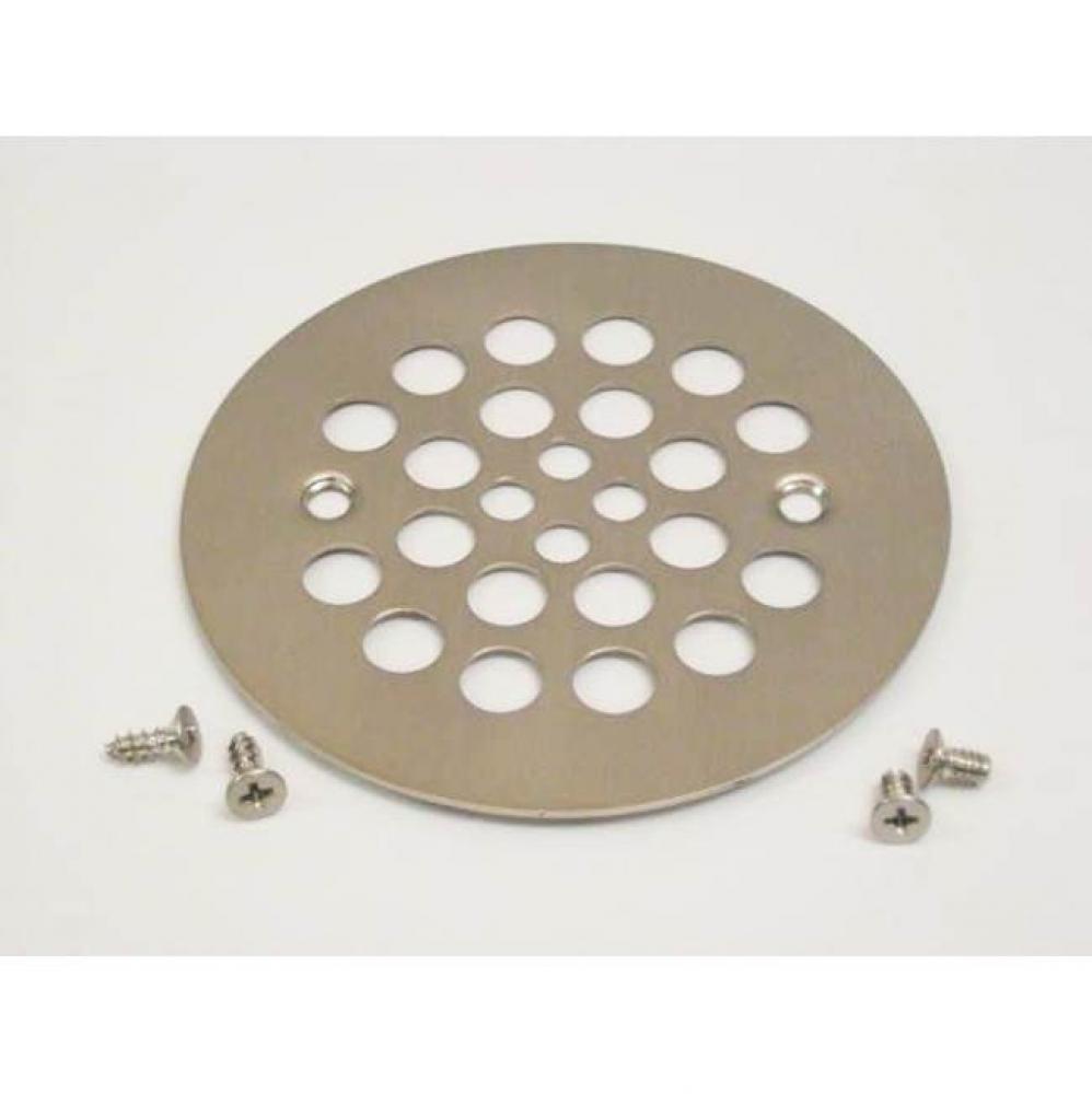 Shower Strainer 2 Screws 2-5/8'' Holes Brushed Nickel