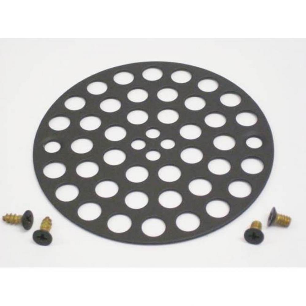 Shower Strainer 2 Screws 3-3/8'' Holes Oil Rubbed Bronze