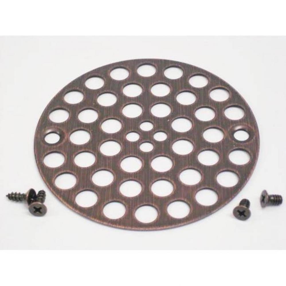 Shower Strainer 2 Screws 3-3/8'' Holes Classic Bronze