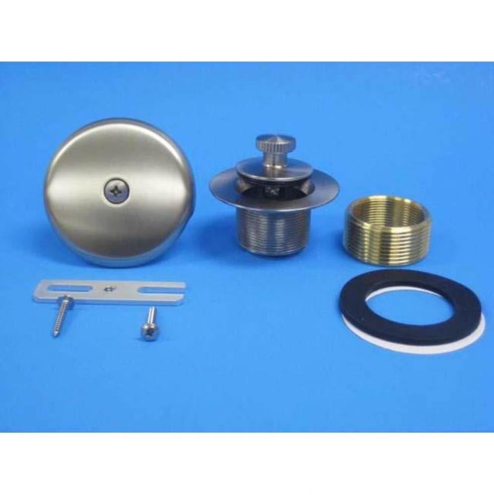 One Hole Conversion Kit Lift-n-Turn Brushed Nickel