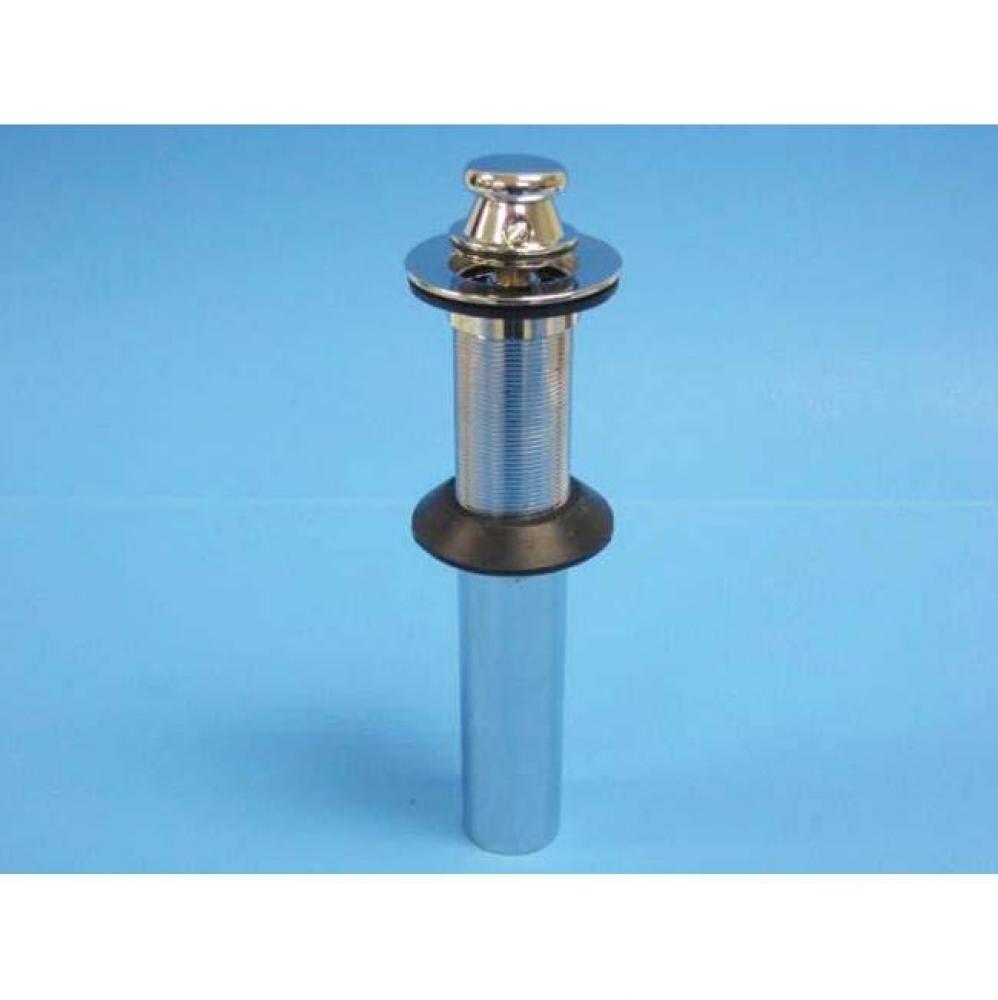 Lift & Turn Lav Drain without overflow holes Chrome