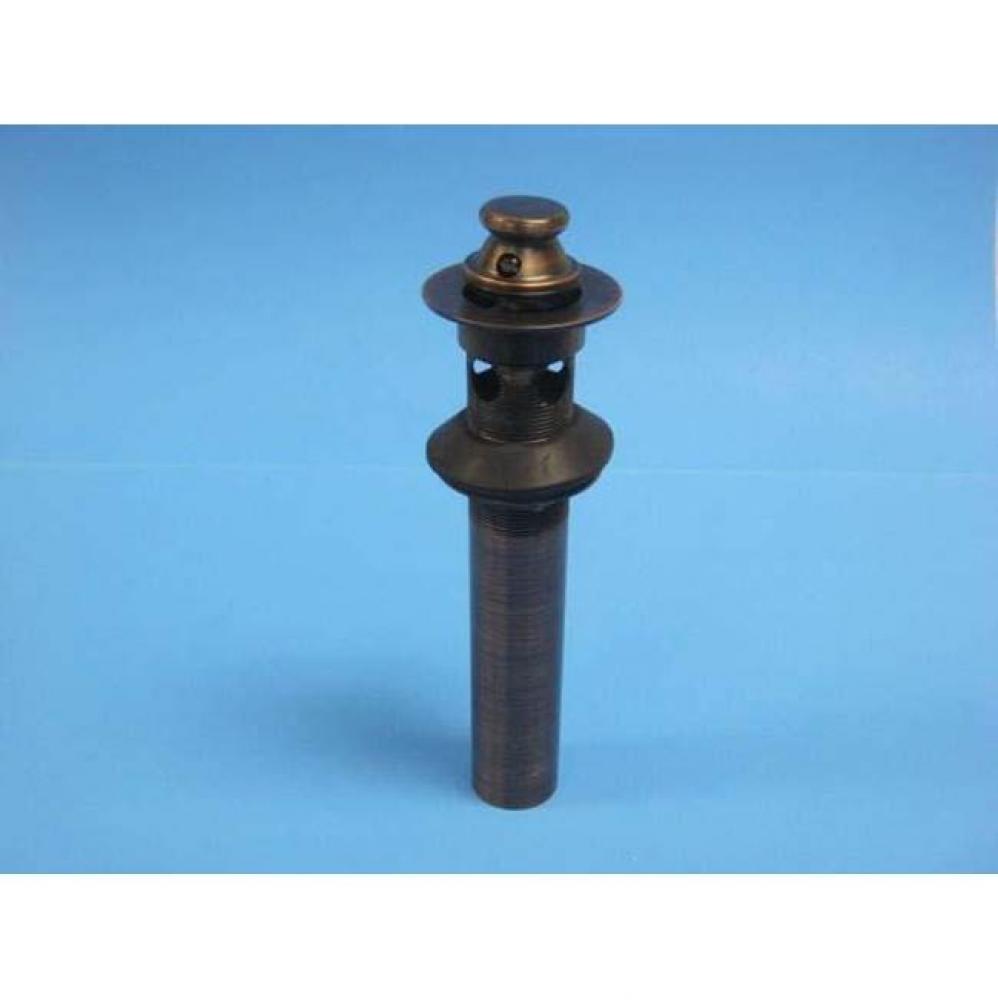 Lift & Turn Lav Drain with overflow holes Classic Bronze