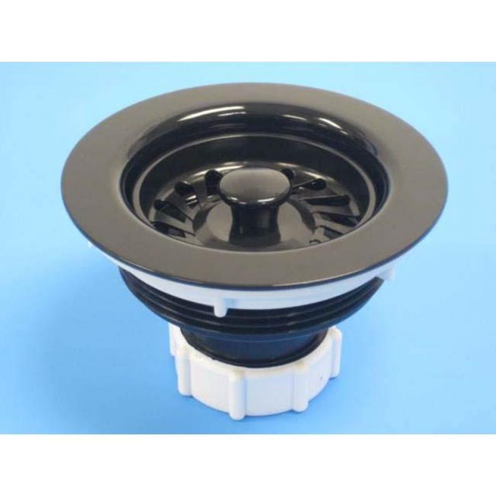 Economy Strainer Black, clam shell