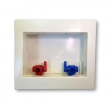 JB Products JBSRB082PCD - Wash Mach Boxes with EP Valves F1960 Center Drain Pre-Assembled