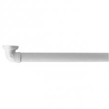 JB Products 5136PVC - 1-1/2'' x 24'' Waste Arm, SJ White PP