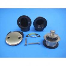 JB Products 743ABSSNBX - Half Kit Sch 40 ABS Lift & Turn Brushed Nickel with 3/8'' stem, boxed