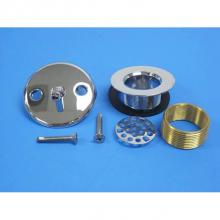 JB Products 753MZK1 - Trip Lever Face Plate CP DC with 1-1/4'' Strainer and 1-1/2'' bushing