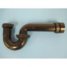 JB Products 801NABSBG - 1-1/2'' P-Trap Black PP with Marvel Adapter and economy wing nuts, bagged