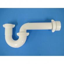 JB Products 802NPVCBG - 1-1/2'' P-Trap White PP with Marvel Adapter and economy wing nuts, bagged