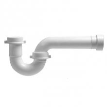 JB Products 804PVCBG - 1-1/2'' P-Trap White PP with PVC Glue Adapter, bagged